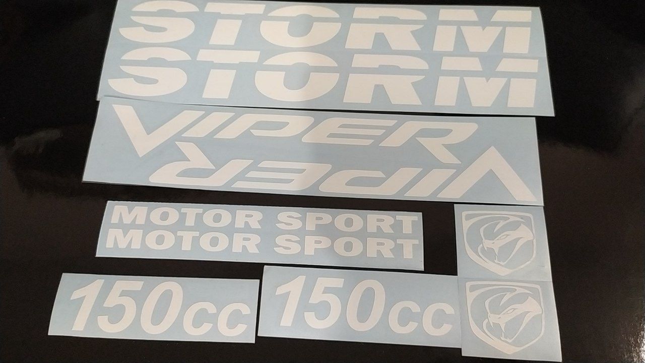 Наклейки на скутер Viper Storm
Прекрасна якість, легко клеяться