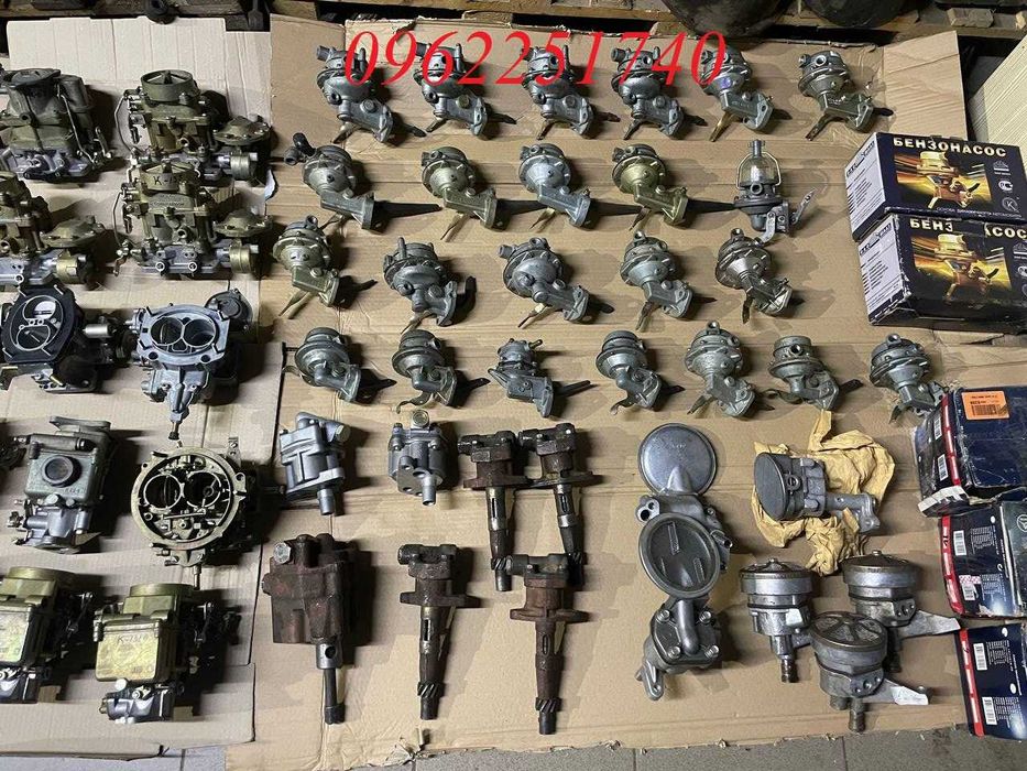 Карбюратори, бензонасоси, маслонасоси Уаз, Волга, Газ 53 Газ 66, Зіл