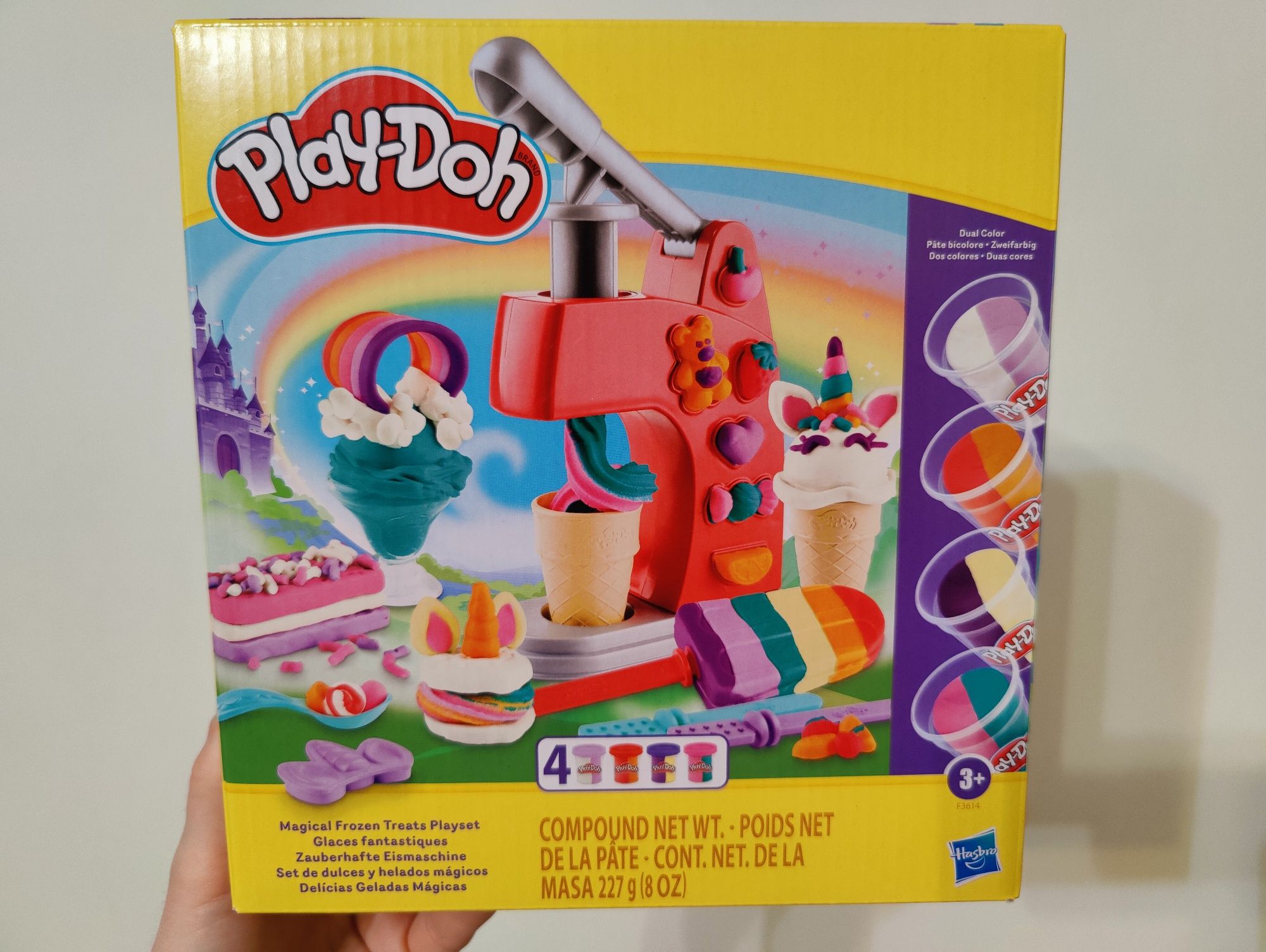 Nowa magiczna lodziarnia lody włoskie i desery Play Doh ciastolina