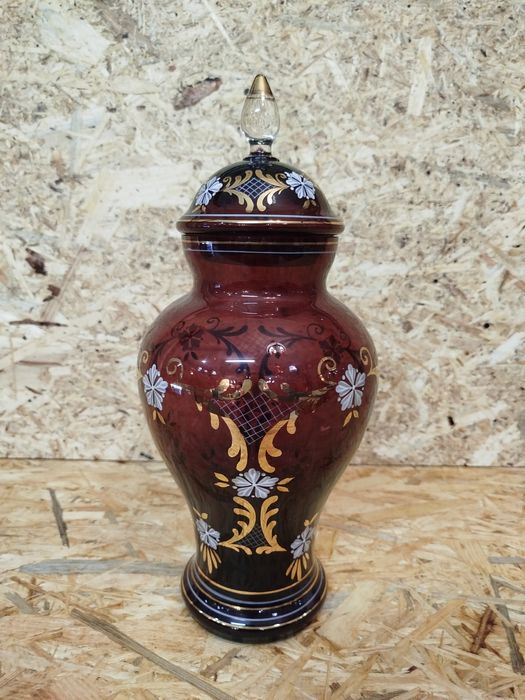 Pote em Vidro Lilás