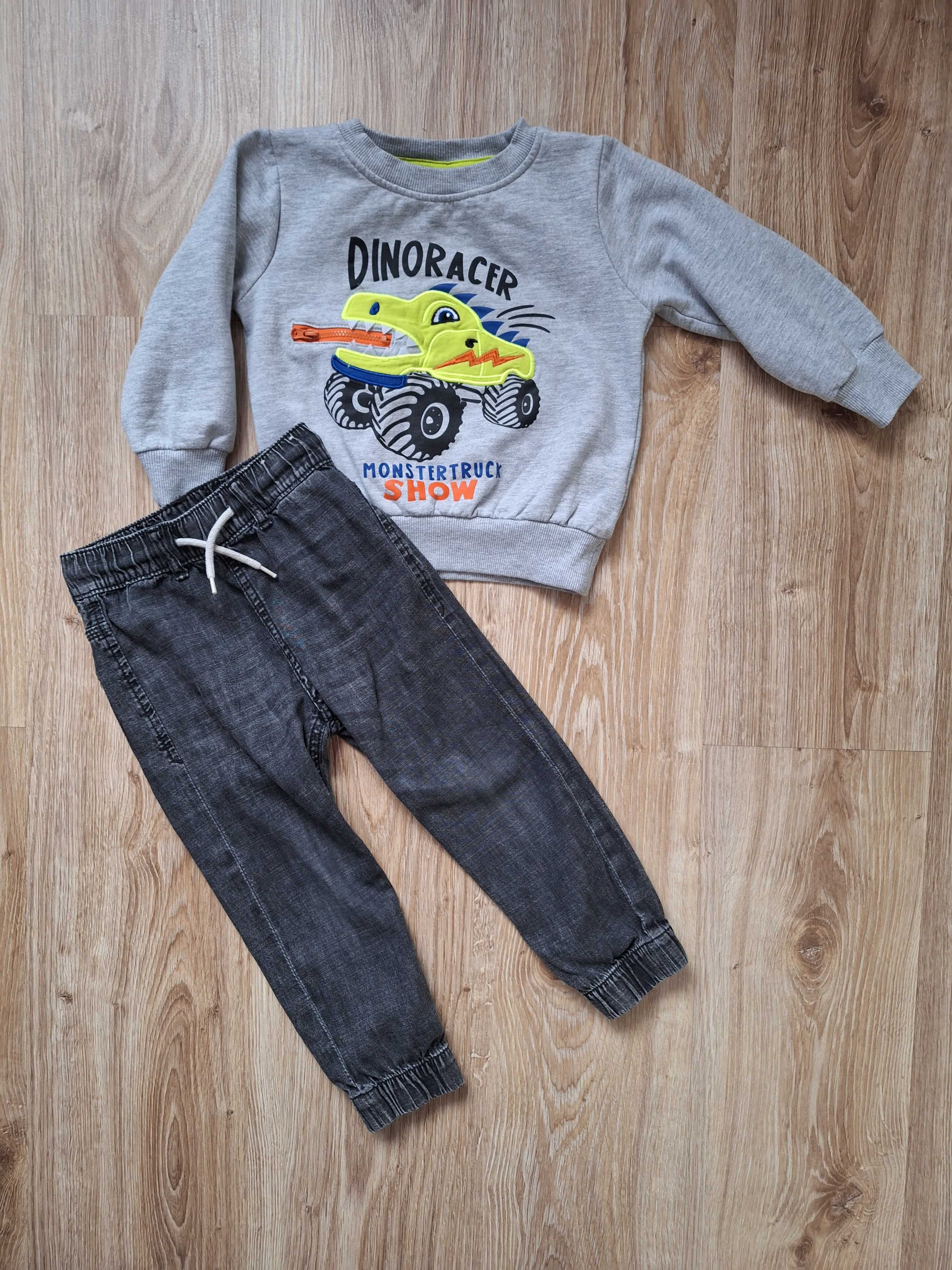 Bluza i spodnie joggery rozmiar 98 cm