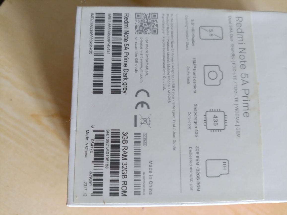 Продам Redmi Note 5a Prime