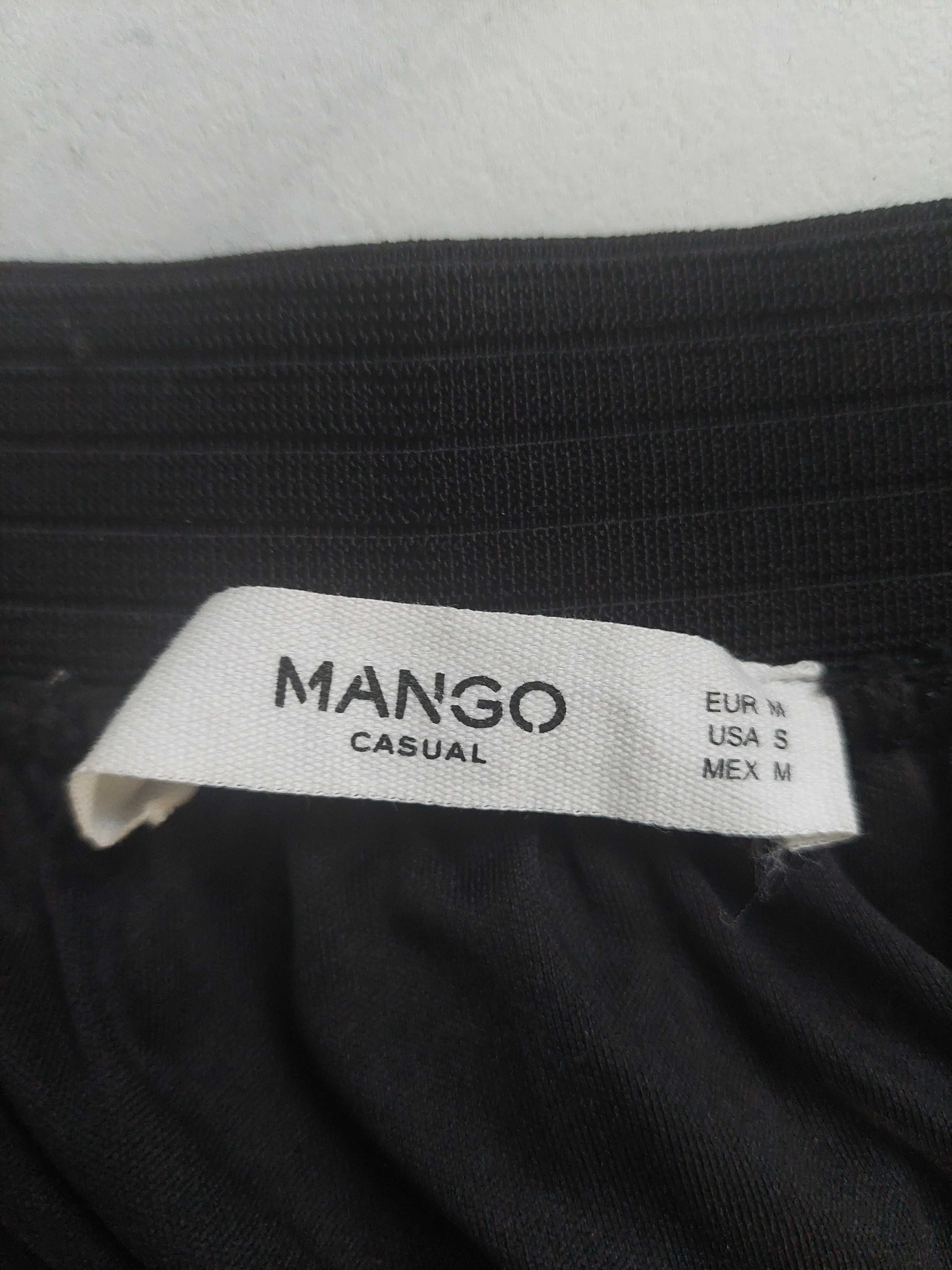 Zestaw 3 SZT Mango spódnica midi Mango golf H&M torebka 38 M