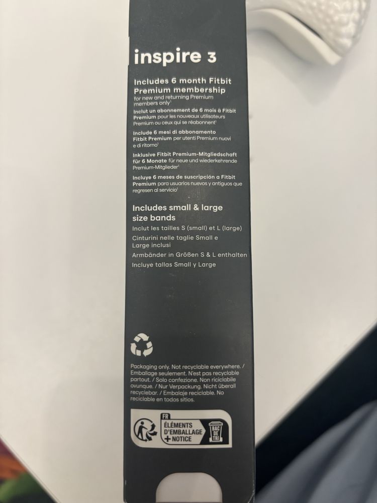 Fitbit Inspire 3 opaska smartband smartwatch