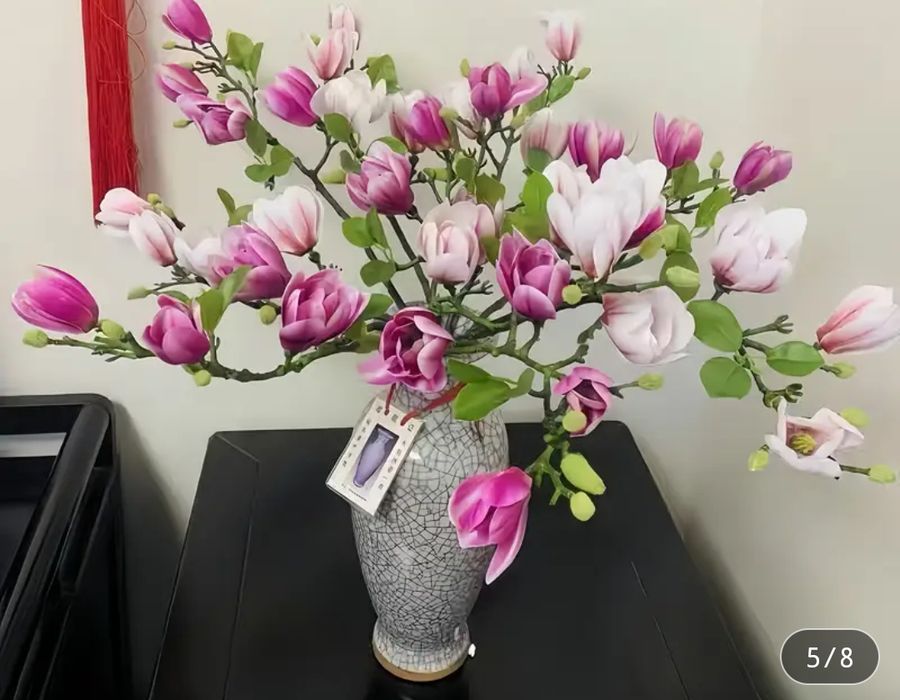 Kwiat magnolii sztuczne luksusowe