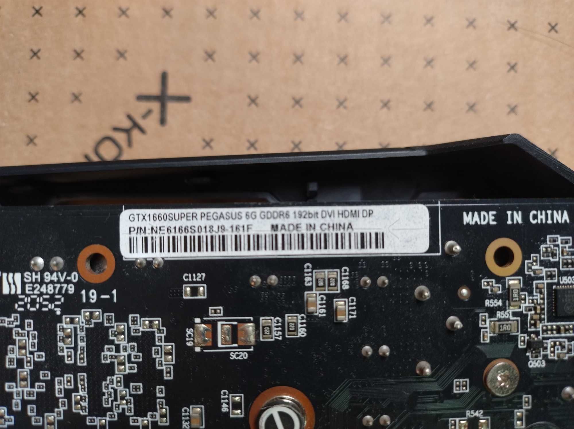 Gainward GeForce GTX 1660 SUPER Pegasus OC 6GB GDDR6