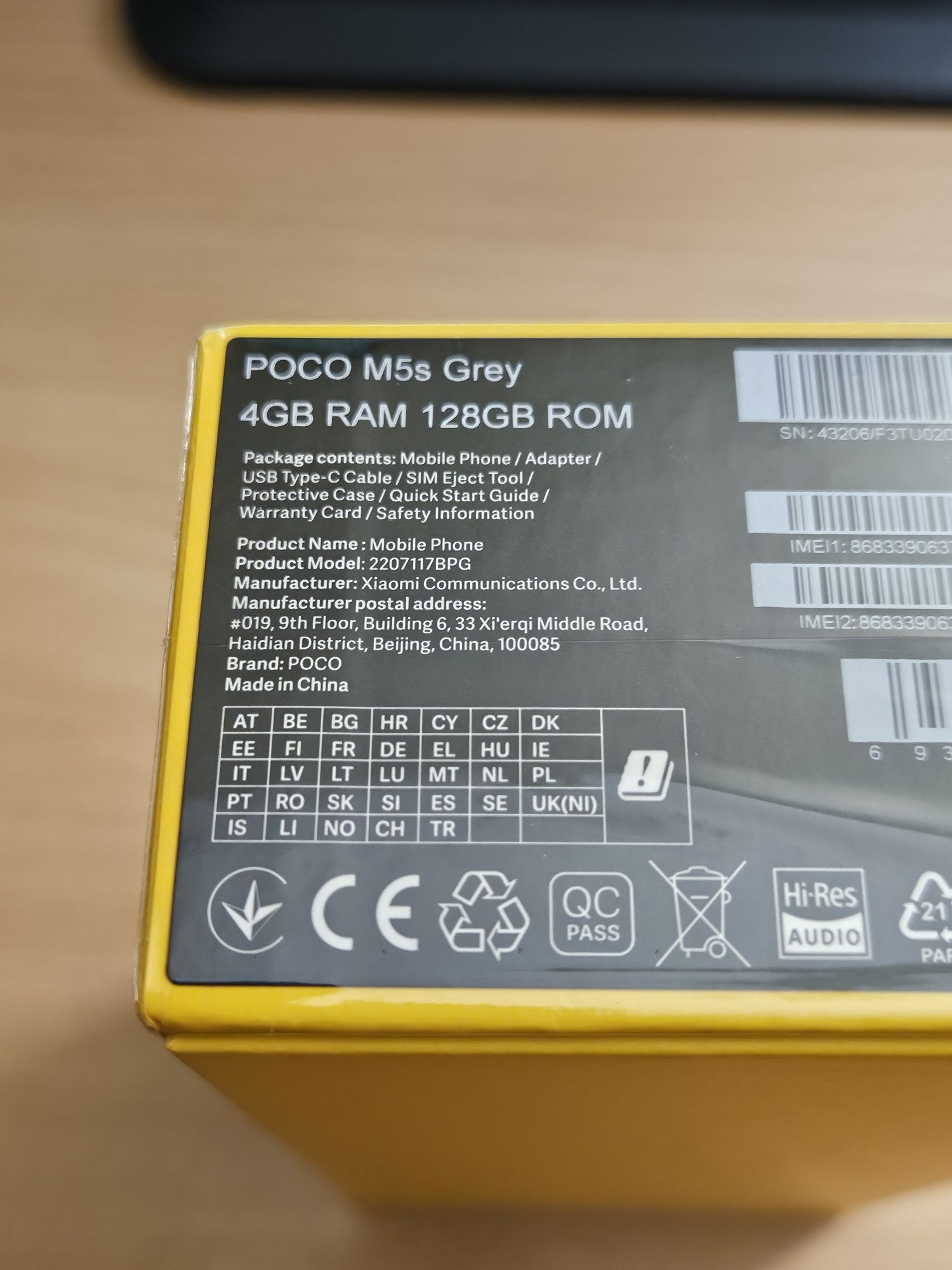 Poco M5S  4+3/128 GLOBAL VERSION NFC  темносірий