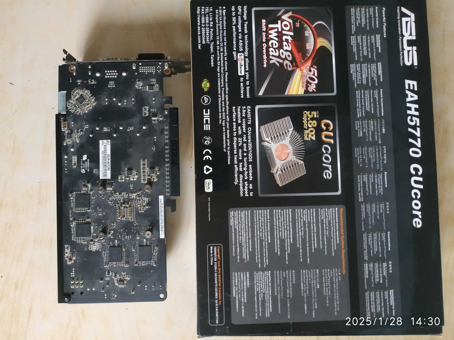 Відеокарта Asus HD 5770 1024MB під ремонт самовивіз Черкаси