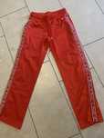 Champion czerwone, szerokie spodnie vintage poliester damskie r. S