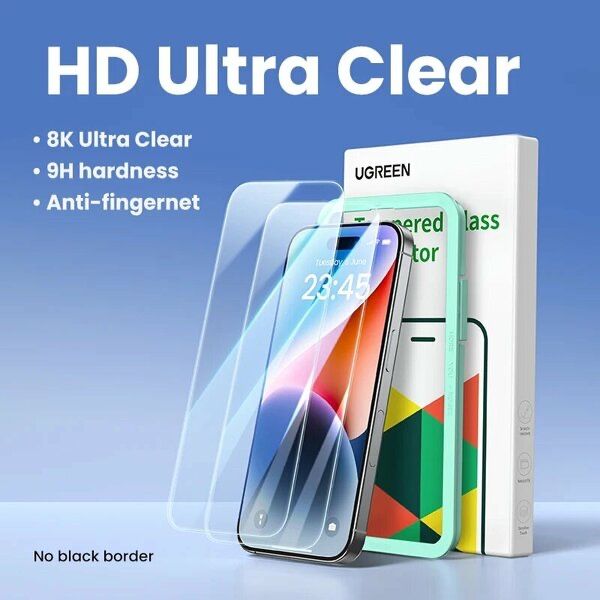 Защитное стекло Ugreen IPhone 15 Pro Max, 16 Pro, 16 Pro Max, 13 Pro