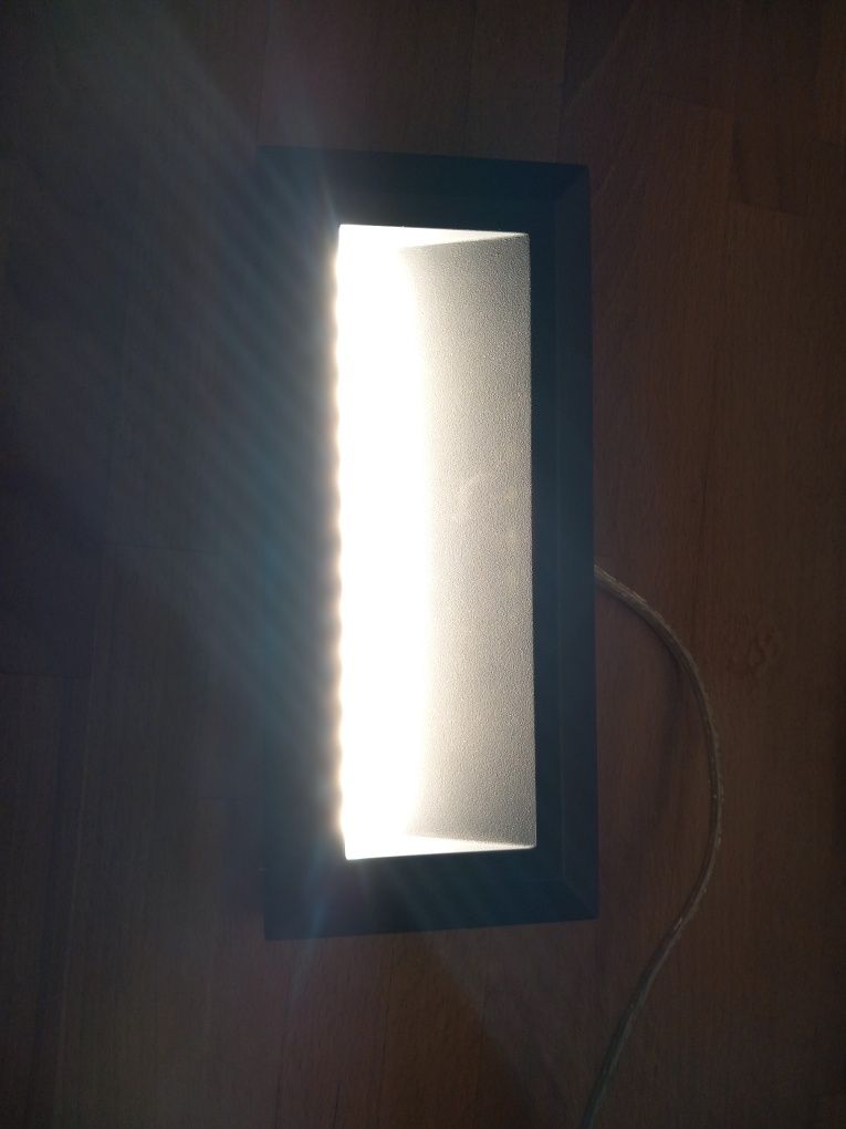 Zewnętrzna lampa naścienna Lutec Helena  2 szt.LED
