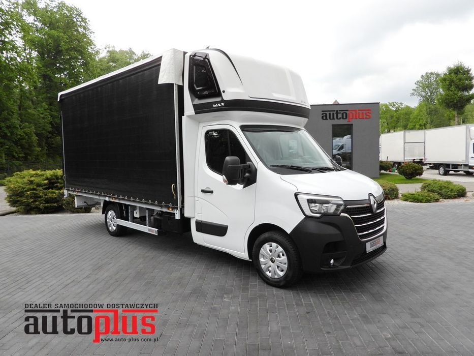 Renault MASTER  PLANDEKA 10 PALET WEBASTO TEMPOMAT LEDY PNEUMATYKA KLIMATYZACJA  165KM  stan bardzo dobry, nie wymaga nakładów finansowcyh dostępny od ręki