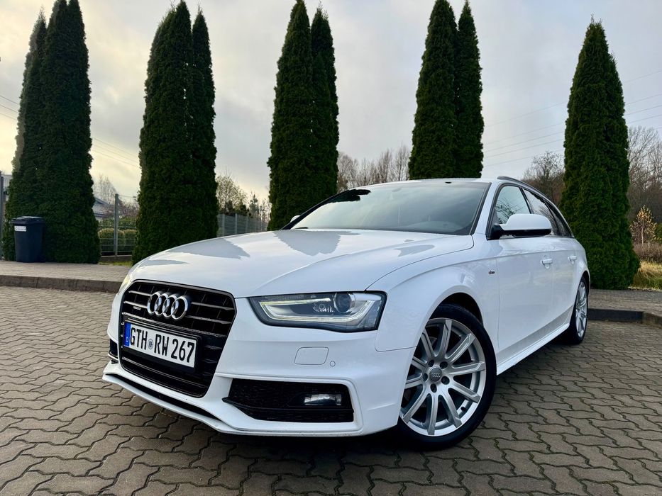Audi A4 Avant 2.0TDI 177KM CR Quattro S-LINE / Navi 3G+/ Alu18/ Radar/ Led/ Skóra/