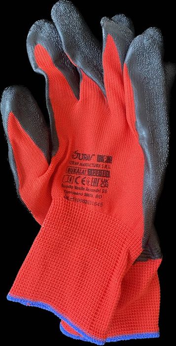 Rękawice robocze 1,31 zł para karton 240 par rozmiar 9 wampirki