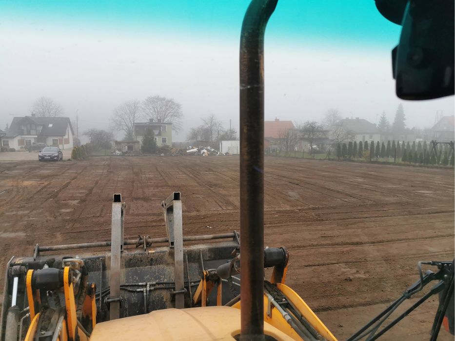 Prace ziemne Transport Wykopy koparka gąsienicowa koparko-ładowarka