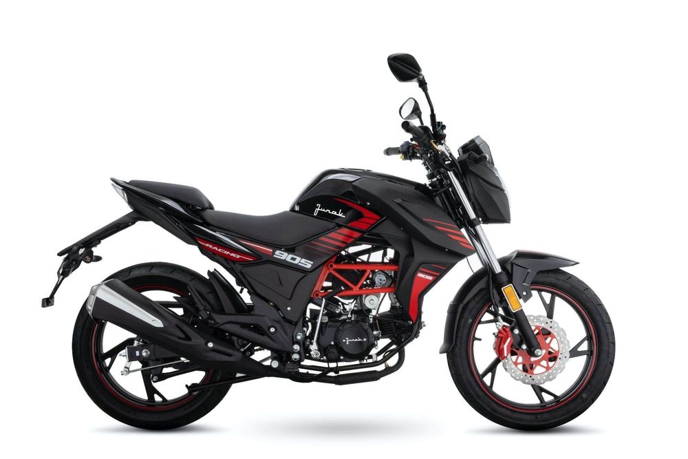Junak 905 sportowy 50 cm³ naked z EFI, LED i upside-down – kat. AM i dowód! raty