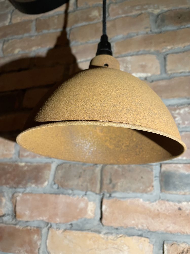 Lampa wisząca Loft rdza nowa