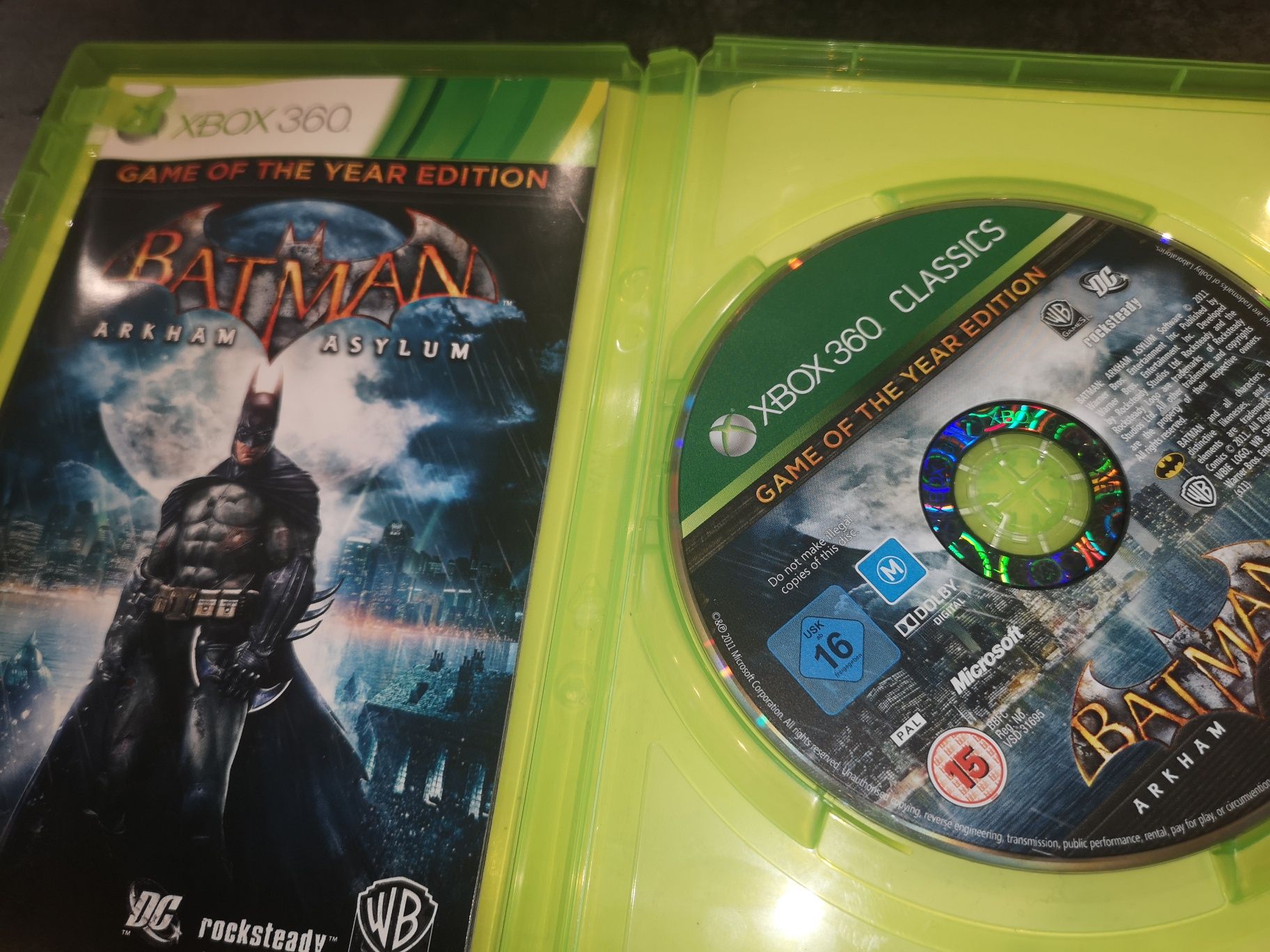 Batman Arkham Asylum GOTY XBOX 360 gra (możliwość wymiany) kioskzgrami
