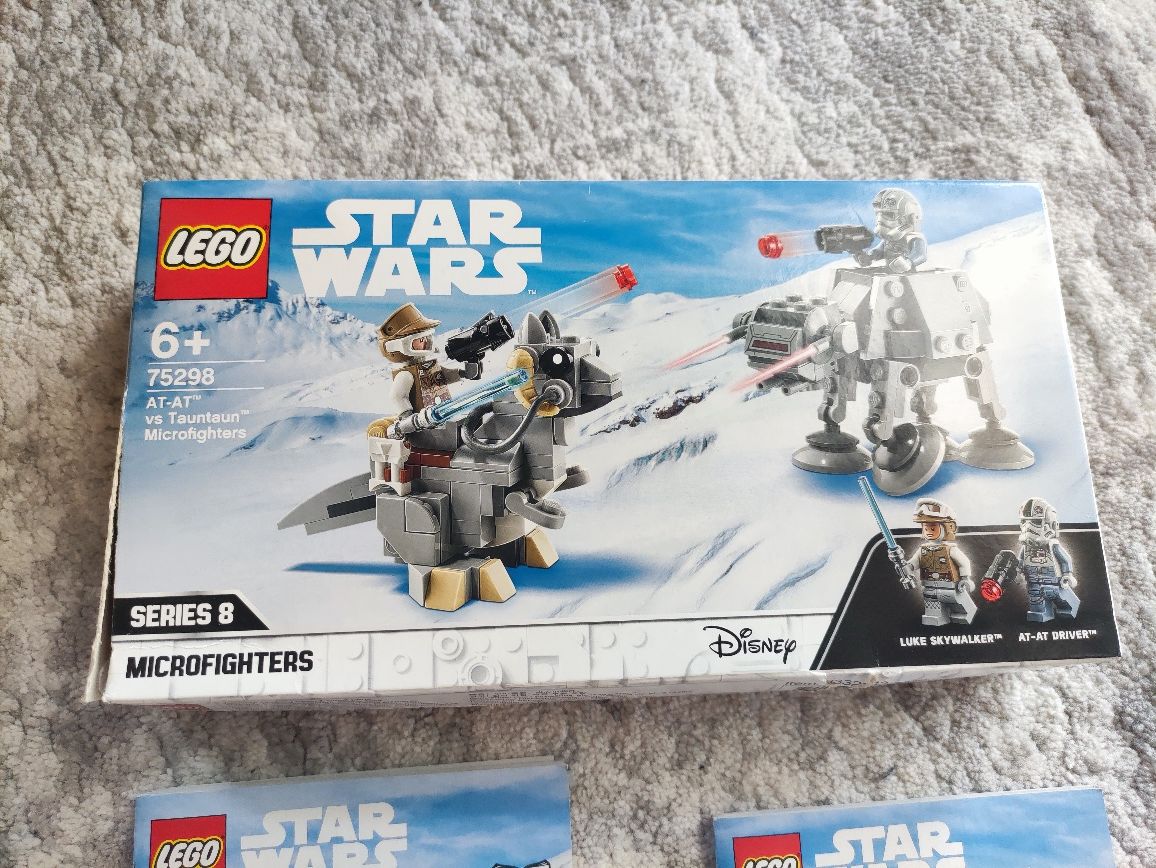 LEGO 75298 Star Wars Mikromyśliwce: AT-AT kontra Tauntaun 100% komplet