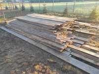 deski szalunkowe i stemple drewniane