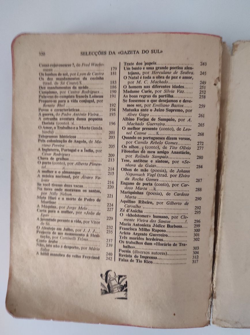 Seleções da Gazeta do Sul - II volume - de 1930 a 1955