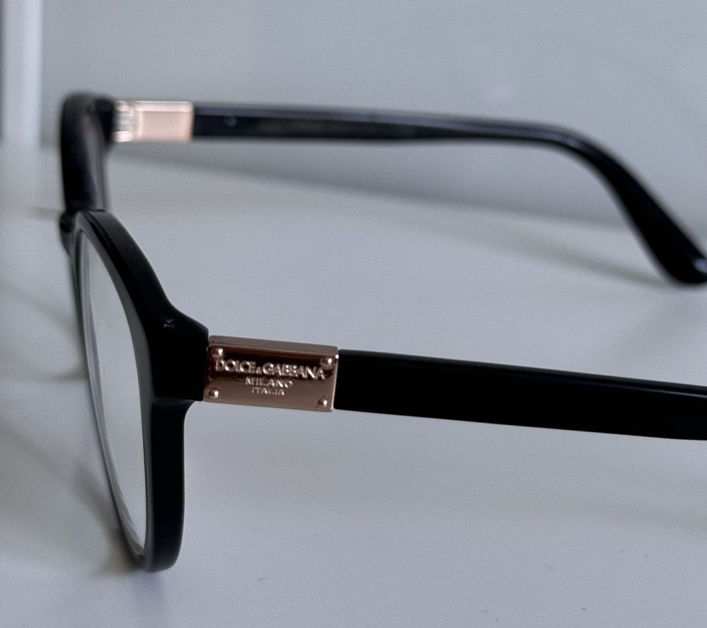 Okulary oprawki dolce & gabbana czarne okrągłe złoto 50 18 DG3268