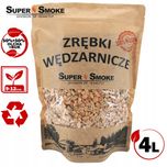Zrębki Wędzarnicze Super Smoke OLCHA+BUK KL-10 (9-12mm) L 4L Kraft