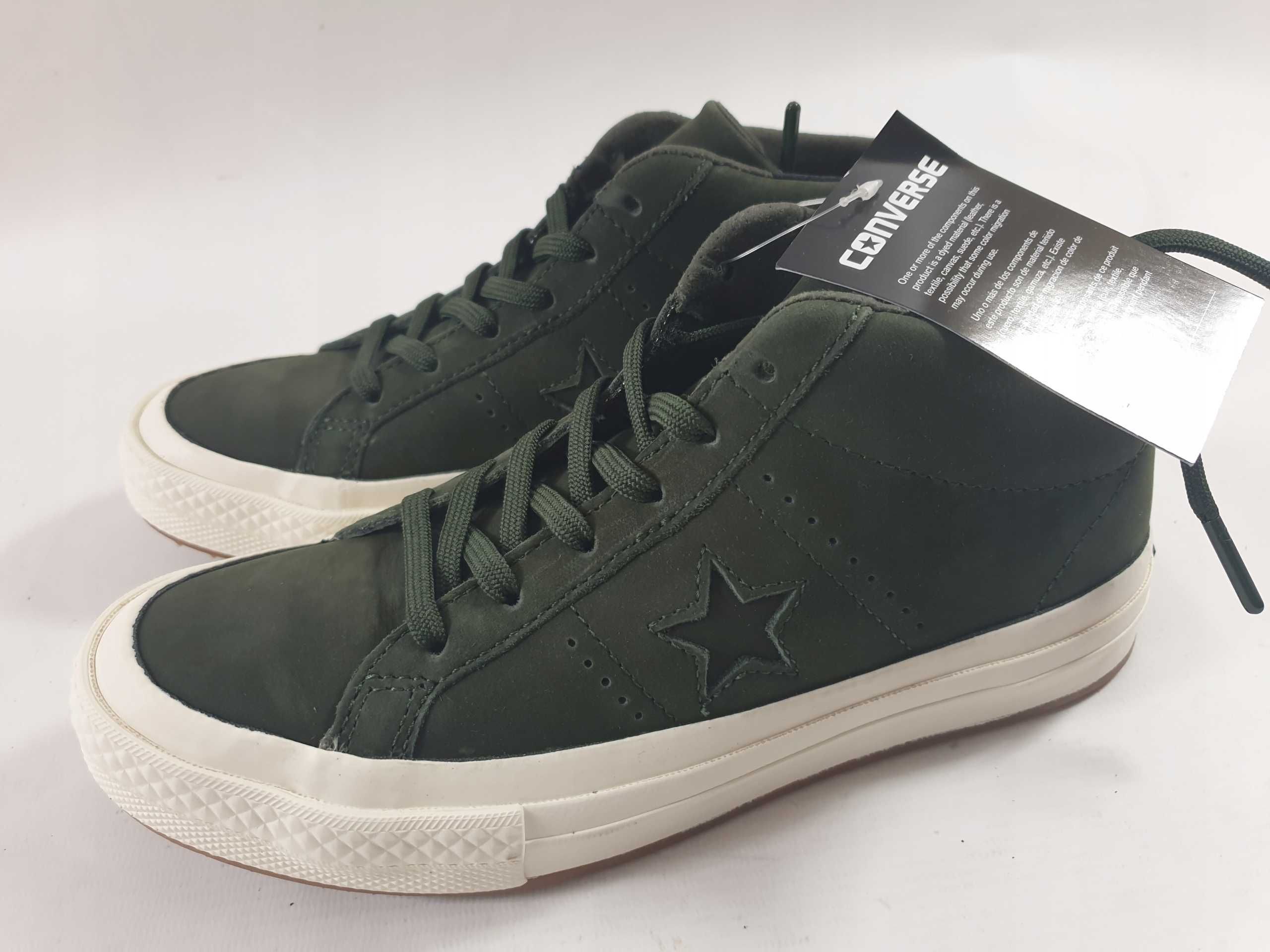 Buty sportowe Converse ONE STAR MID r. 35,0 brązowy, zielony