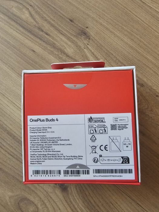 Słuchawki bezprzewodowe Oneplus Buds 4 Nowe Oryginalnie zapakowane