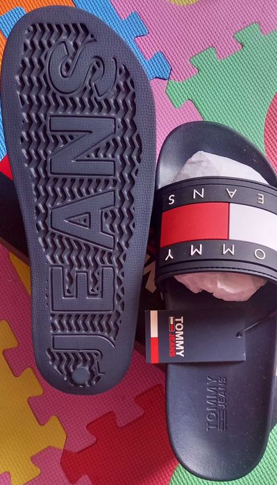 Tommy Jeans Klapki logowane profilowane uniseks - 41