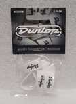 Dunlop White Plastic Thumbpicks Medium, 4 szt. do gry na gitarze