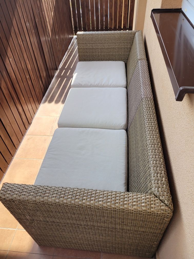 Sofa ogrodowa-modułowa technoratan