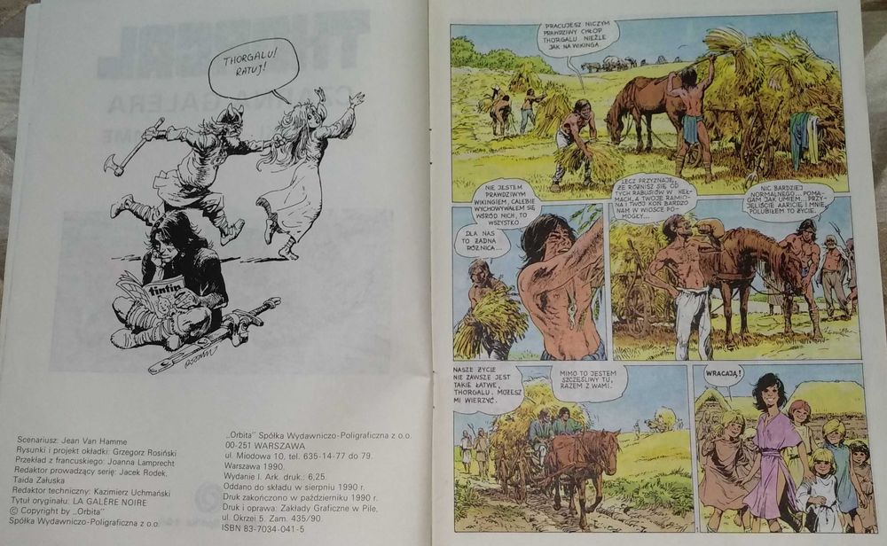 Thorgal Czarna Galera Tom 4