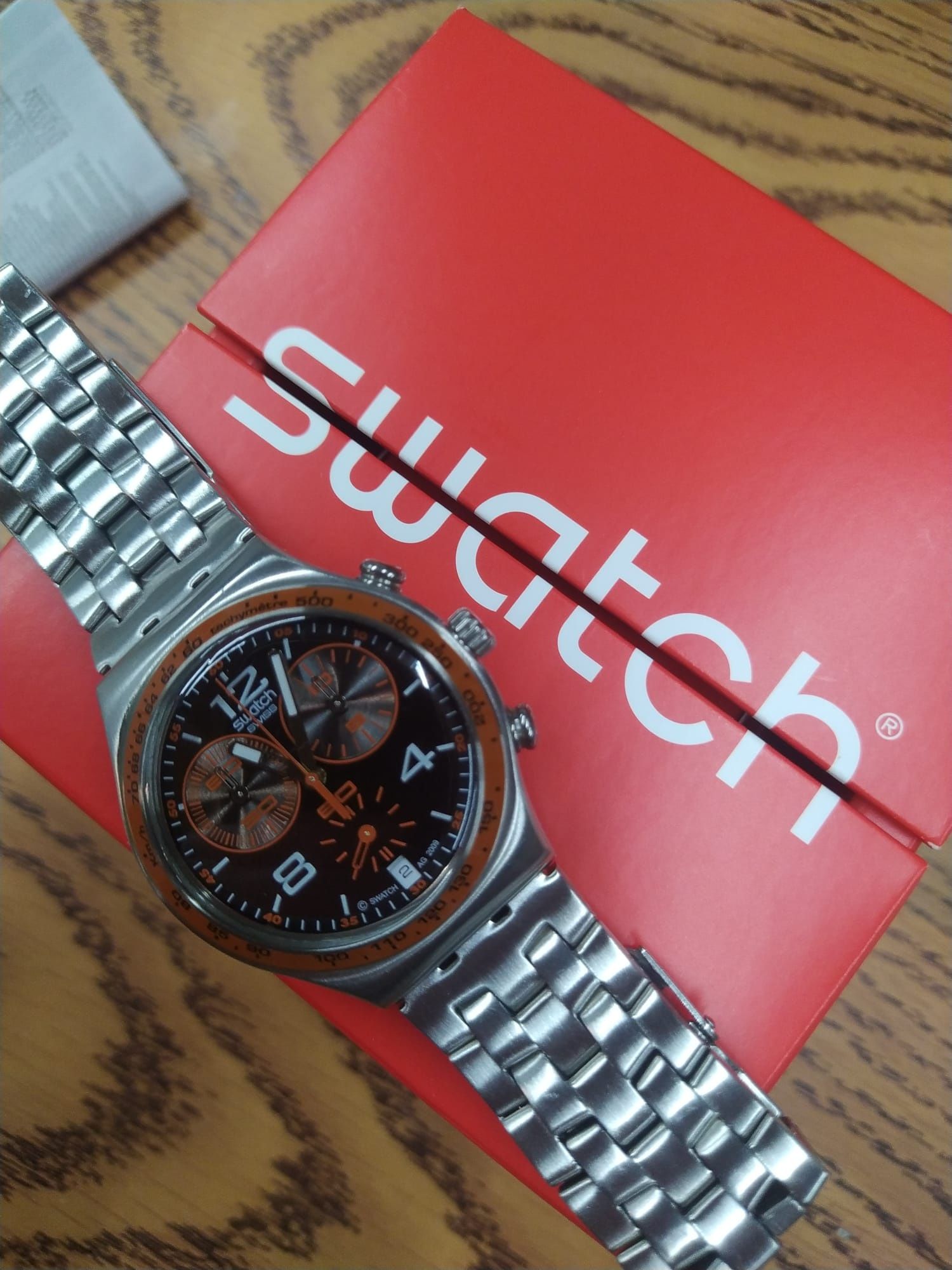 Vital Spark Swatch Irony Chrono (YCS537G)