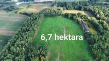 Teren usługowy plus zielony 6,7 hektara Rybnik Zwonowice Agroturystyka