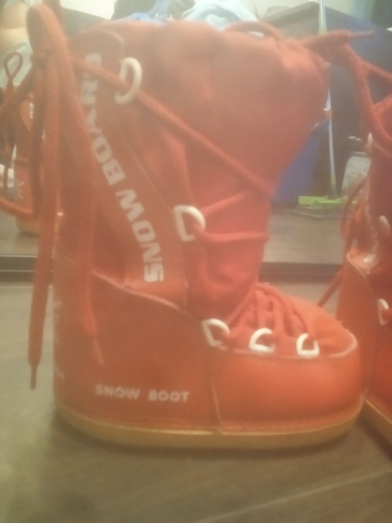 Snow boot snow boart 29-30-31 czerwone śniegowce uniseks tanio