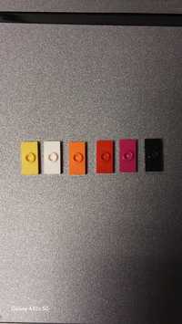 LEGO: cena za 3 szt., różne kolory #15573 płytka gładka 1x2 (P390)