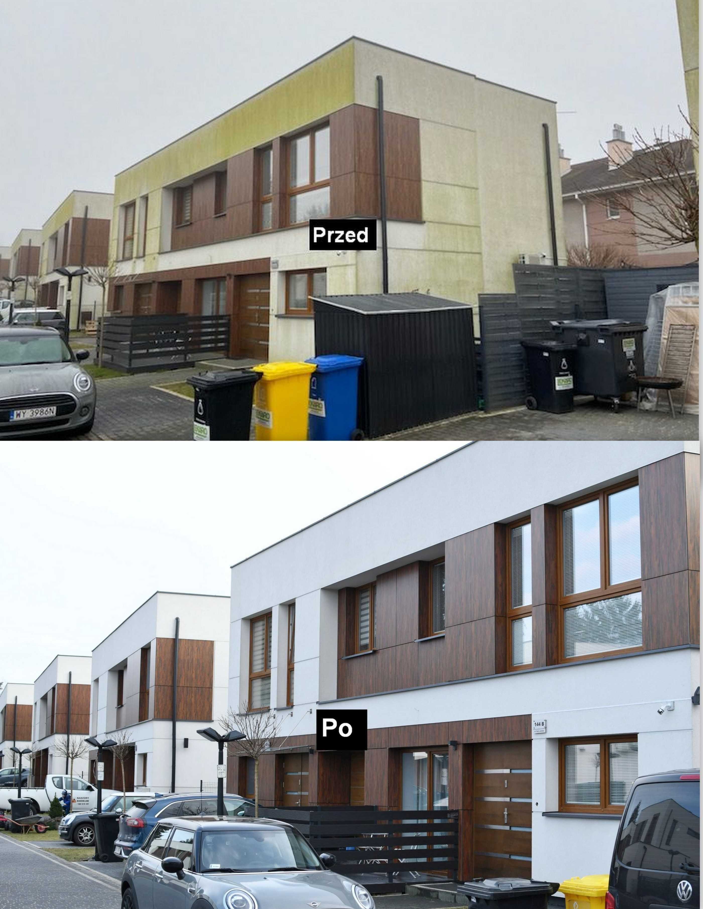 Mycie elewacji, kostki brukowej, czyszczenie tarasów, dachów, ogrodzeń