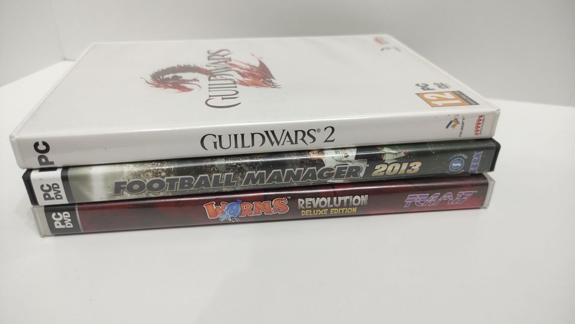 Pakiet 3 gier PC Guild Wars Worms FM 2013