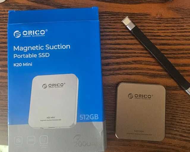 SSD Portátil Orico K20 Mini 512GB compativel com Magsafe