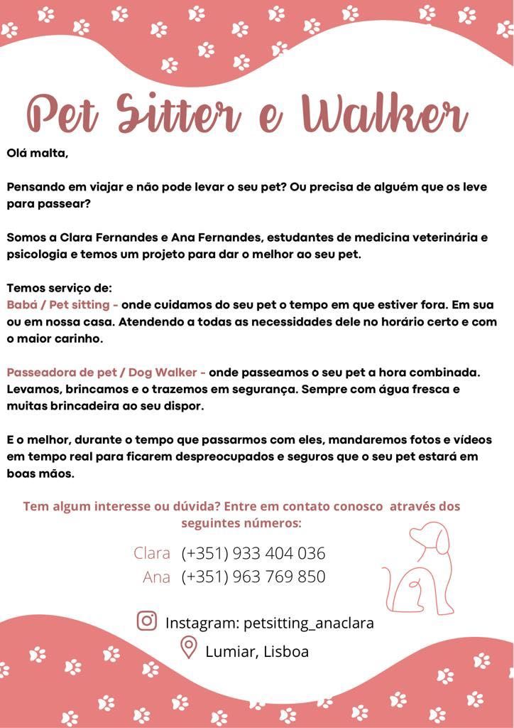 Pet Sitting/ Dog Walker Lisboa