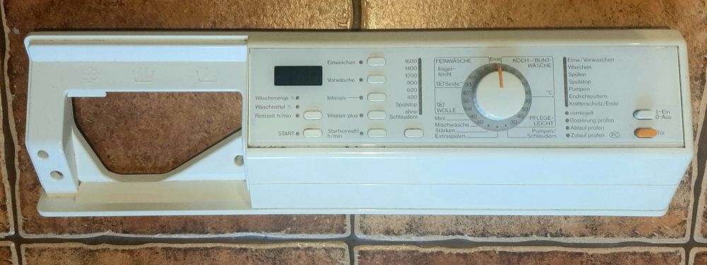 Panel czołowy ze sterownikiem pralki Miele 477 Softronic