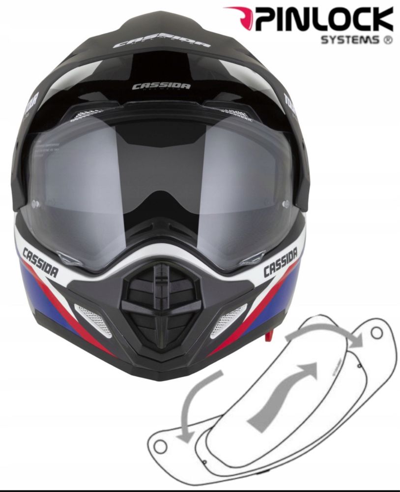 Kask Motocyklowy Cassida Tour Pod interkom Ece 06 XS-XXL TURYSTYCZNY