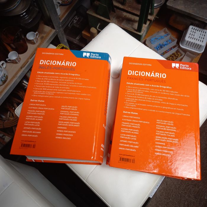 Dicionários Ingles e Francês