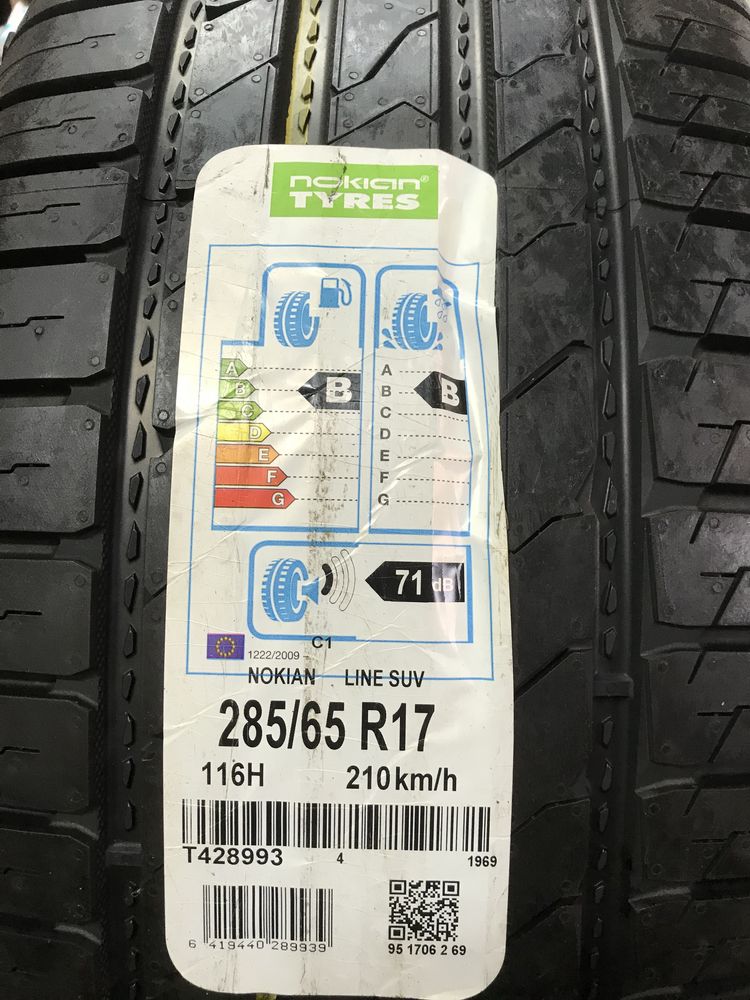 285/65r17 Nokian 4x4 nowe letnie