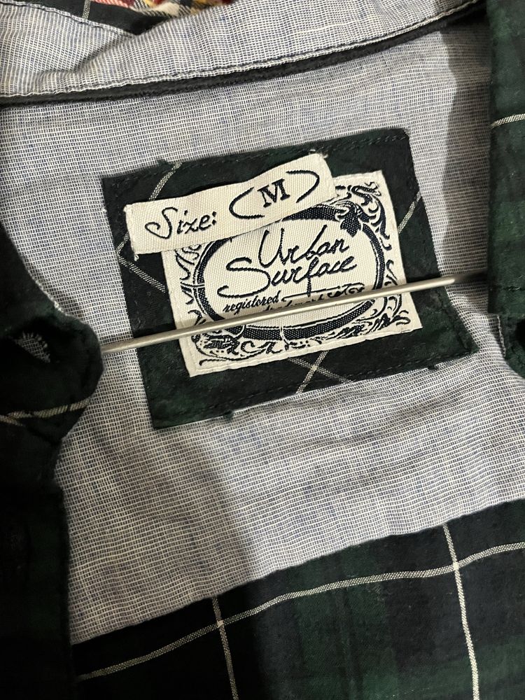 camisa verde aos quadrados , primavera/verao