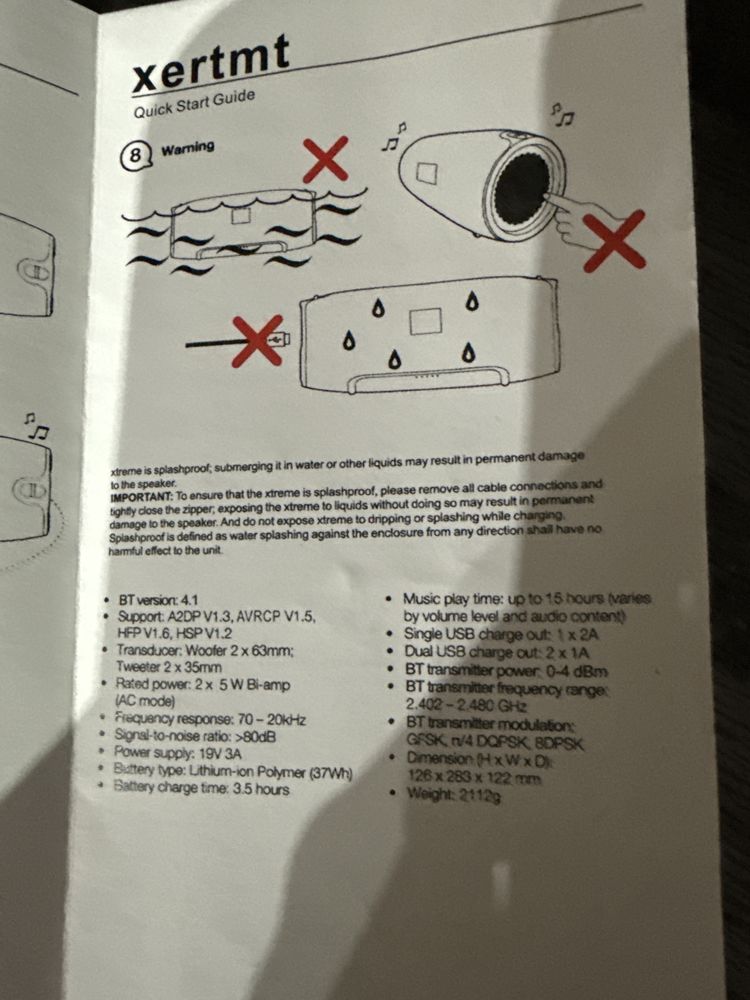 Колонка переносна JBL