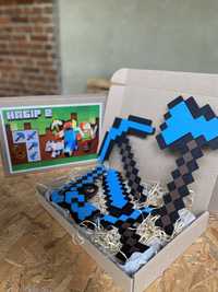 Майнкрафт Minecraft набір зброї з дерева