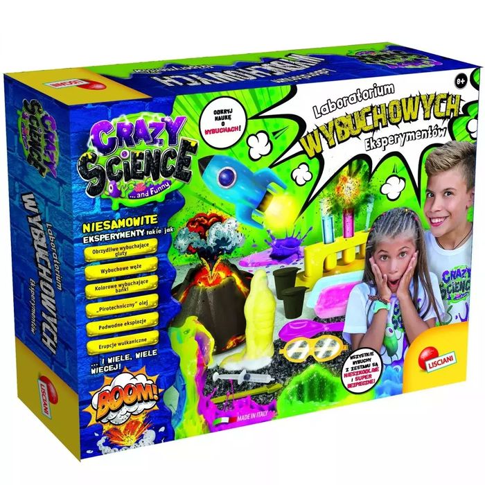 Crazy Science. Laboratorium wybuchowych eksperymentów. Lisciani