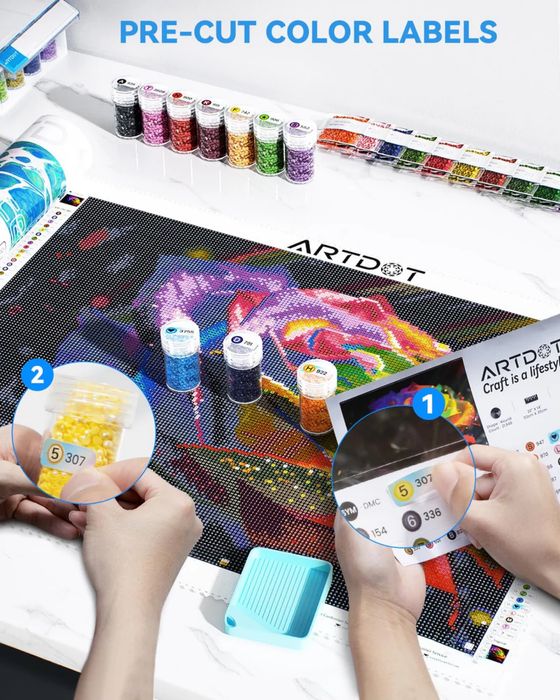 zestaw do malowania diamentami dla dorosłych, licencjonowany